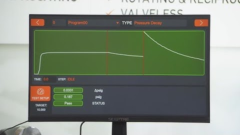 Test Set-Up & Pressure: Pressure Decay Leak Testing – Part 2