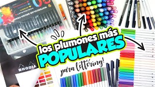 HAUL y unboxing de PAPELERÍA y LETTERING -  PLUMONES populares! ⭐ Así o más fácil