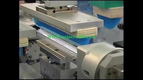 Triangular Scale Six Color Ink Cup Pad Printing Machine