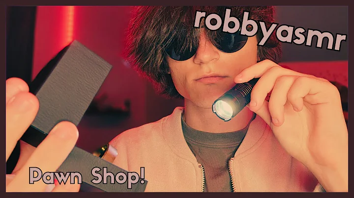 ASMR Pawn Shop Roleplay | Inaudible Whispering and Tapping