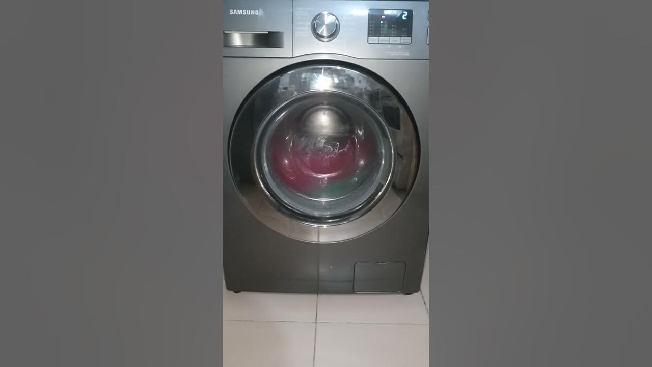 Grey Washing Machine Samsung F500 Eco Bubble 1200RPM Spin Unbalanced very noisy samsung YouTube