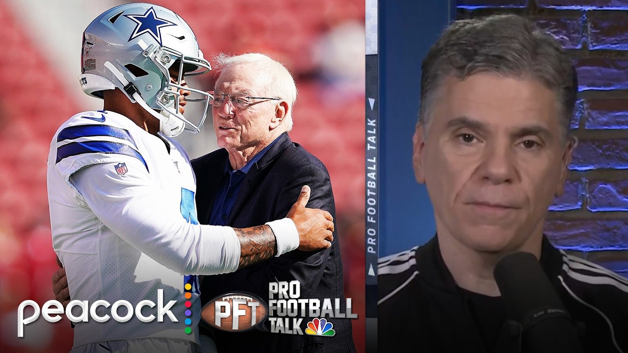 Jerry Jones compares Micah Parsons contract situation to Dak's | Pro Football Talk | NFL on NBC