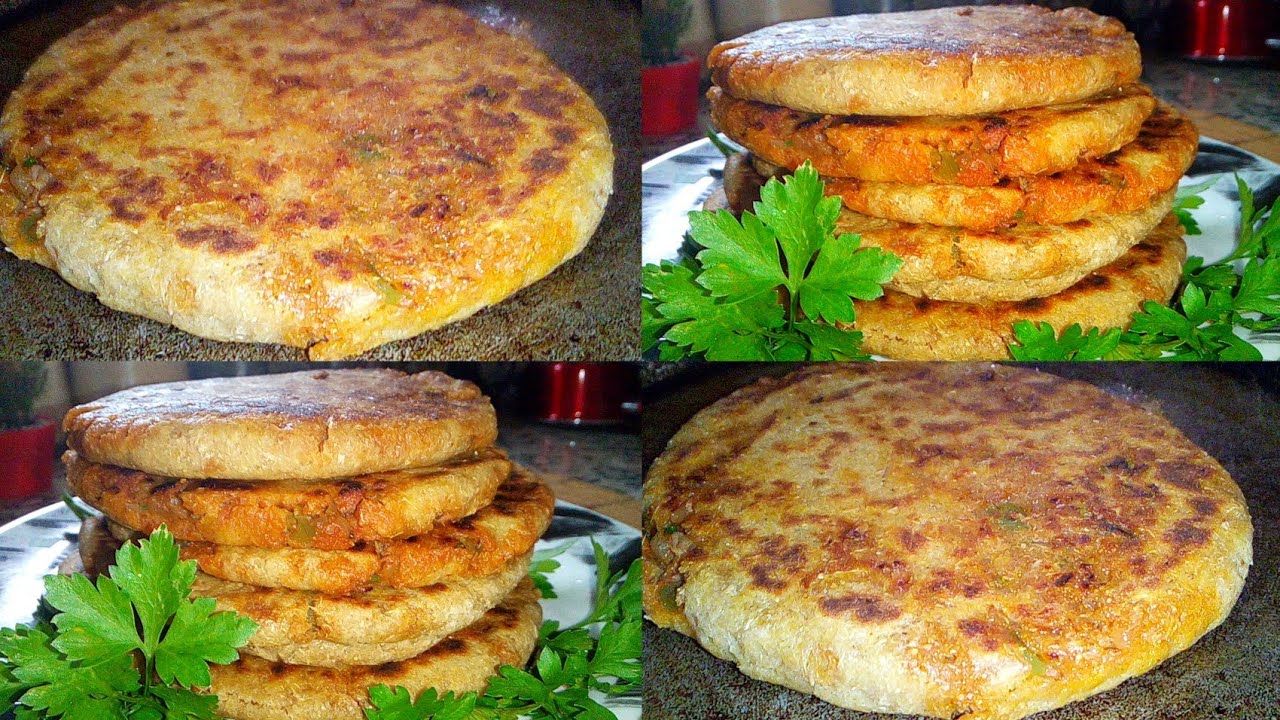 بطبوط معمر ناجح بدقيق الشعير فقط والخميرة البلدية بحشوة اقتصادية مع سر نجاحه رمضان Barley bread