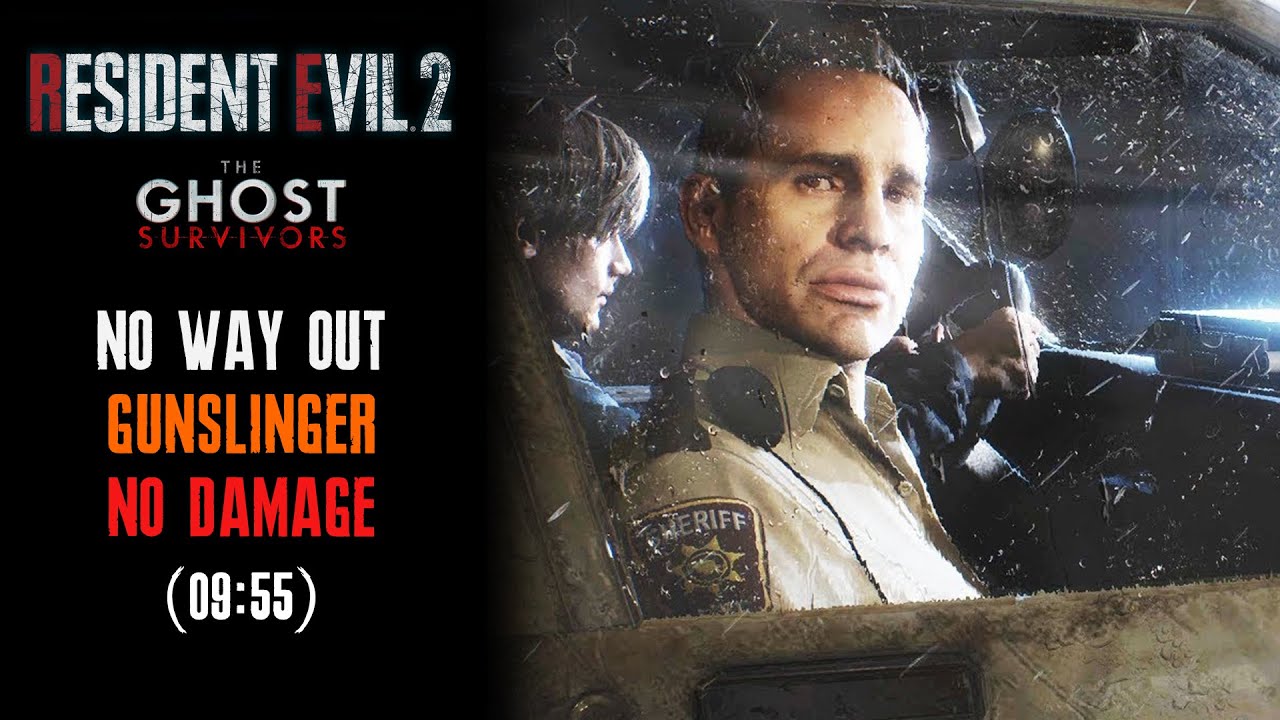 [Resident Evil 2 Remake] No Way Out DLC, Gunslinger, No Damage (09:55 ...