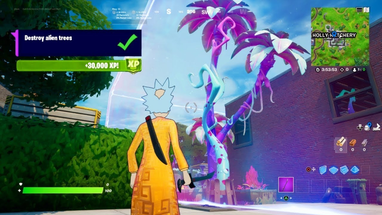 Fortnite - Epic Quest - Destroy Alien Trees