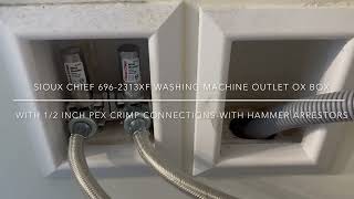Honest Review of Sioux Chief Ox Washing Machine Outlet Box