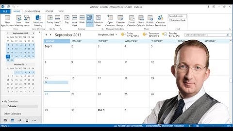 Customize the Outlook Calendar Weather