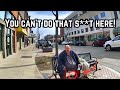 Guy Gets Caught Pooping Through Public Bench