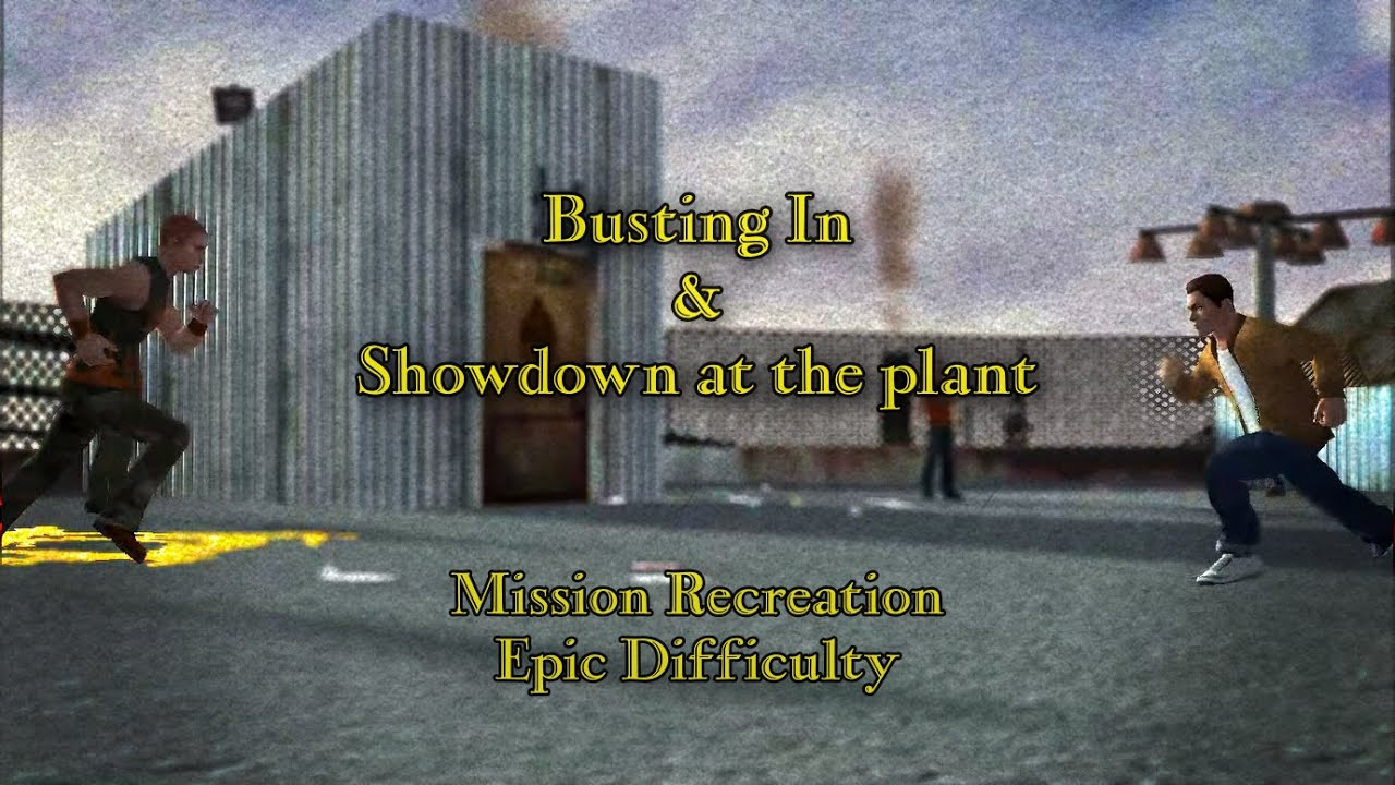 Bully SE - Busting In & Showdown at the Plant Mission Recreation [Epic Difficulty]