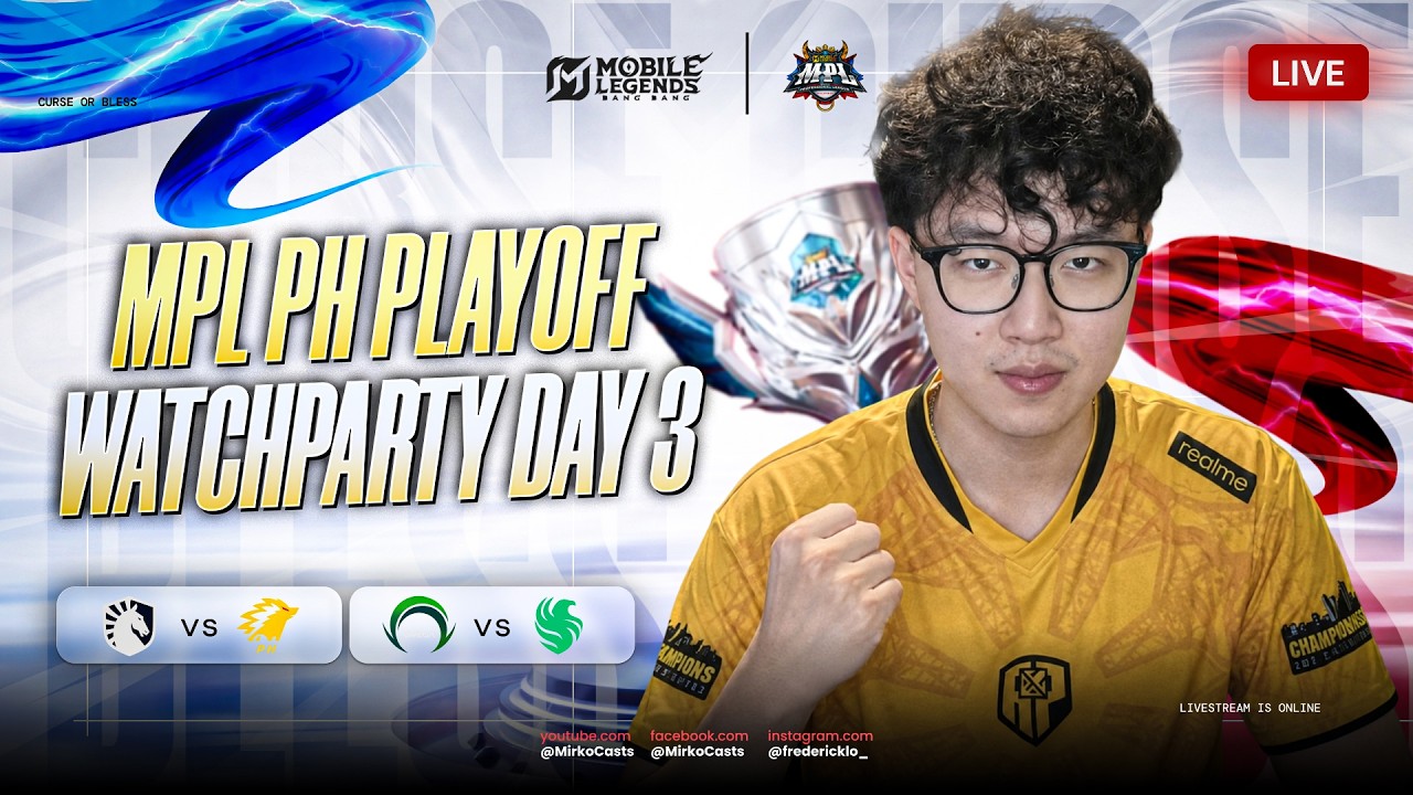 FALCONS VS OMEGA! BATTLE FOR SURVIVAL! Mirko's MPL PH S17 Playoffs Watch Party Day 3!