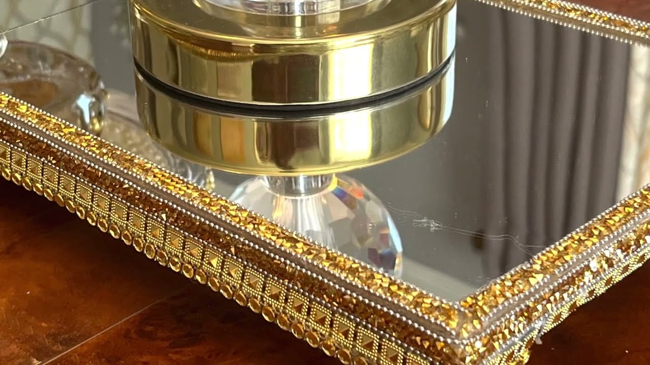 Making My Own Unique  Dollar Tree Mirrored Table Runner