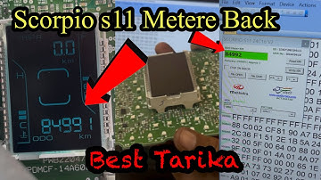 Scorpio S11 Meter Back | Meter Calibration | How To Reverse Car Odometer ￼| Ahshani Work