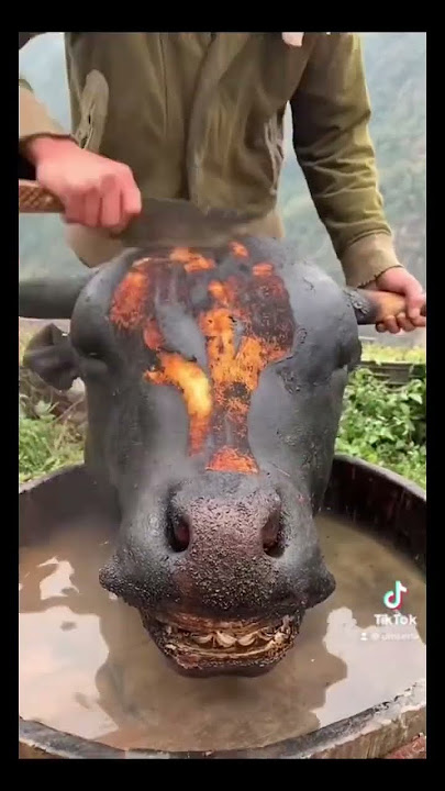 Mukbang kepala sapi #shorts #tiktok #tiktokviral #food #mukbang