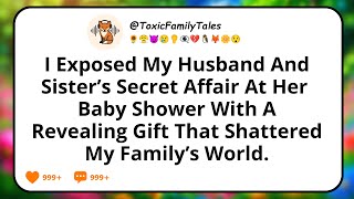 Famous I Exposed My Husband And Sister’s Secret Affair At Her Baby Shower With A Revealing Gift That... Wealth