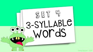 (SET 4) Rapid Automatised Naming 3-Syllable Words
