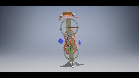 Da vinci clock - Inventor 2017