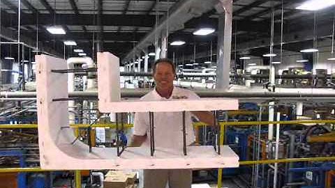 Fox Blocks 12 Inch Corner Form at manufacturing plant showing off