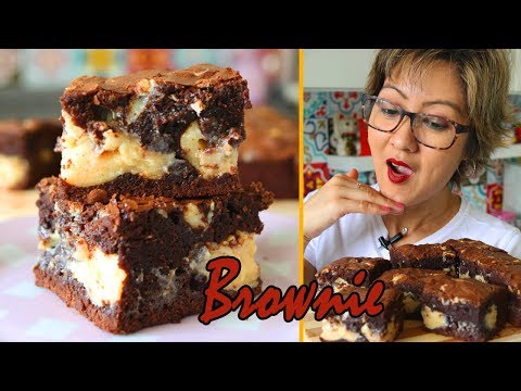 Vídeo: Brownie Com Recheio De Creme