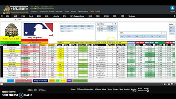 DFS MLB Rundown Stacks Player Pool Picks Leverage Strategy