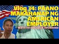 Vlog 34: How to Look for H1B Visa Sponsors | Paano Makahanap ng American Employer?