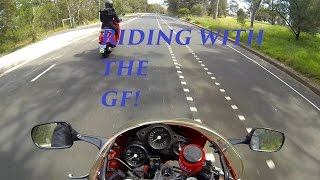 Riding with Missus! A response to RIDINGWITHTOM
Me and my Girlfriend made use of the beautiful weather!
Ride: Honda VFR400r
Hers: Vespa LX125
Go pro h3 black
ebay mic
Facebook page https://www.facebook.com/melbourneridervlogs Riding with Missus! A response to RIDINGWITHTOM