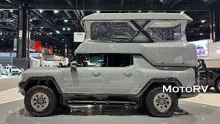 $190K EarthCruiser 4x4 Overlanding Electric Camper 2024 GMC Hummer Off-Road RV by MotoRV 6,924 views 2 months ago 5 minutes, 42 seconds