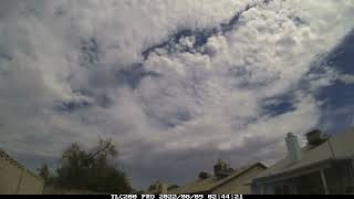 TIME LAPSE: Mid Level Clouds Increasing With Thunderstorm Development August 9, 2022