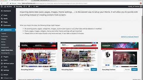 CoverNews   One Click Demo Import