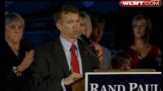 Rand Paul Gives Victory Speech