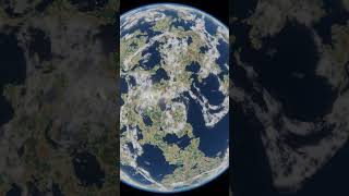 Exoplanet 3, Earth-like | Blender Animation #shorts #art #animation