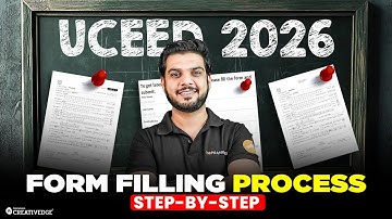 UCEED 2026: Complete Step-by-Step From Filling Process ✅🔎| How to Fill UCEED 2026 Application Form