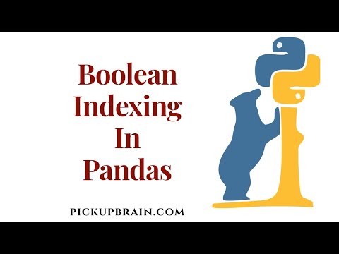 Boolean Indexing in Panads