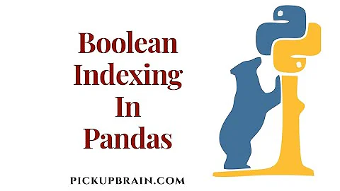 Boolean Indexing in Panads