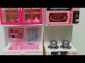 16 Minutes Satisfying with Unboxing Pink Barbie Doll Bedroom,Kitchen Collection Review Toys | ASMR