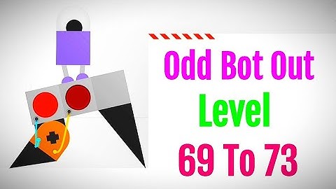 Odd Bot Out gameplay of level-69,70,71,72&73 #oddbotout #oddmangames