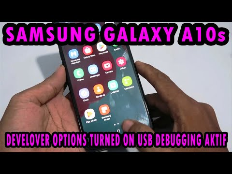 SAMSUNG GALAXY A10s SM-A107F - DEVELOVER OPTIONS TURNED ON USB DEBUGGING AKTIF OEM UNLOCKING