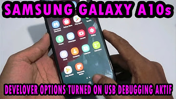 SAMSUNG GALAXY A10s SM-A107F - DEVELOVER OPTIONS TURNED ON USB DEBUGGING AKTIF OEM UNLOCKING