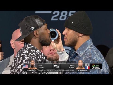 UFC 285 Битвы взглядов после пресс-конференции