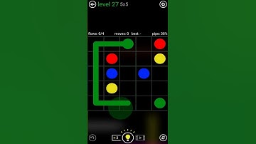 Flow Free | Gameplay | Free Play | Intro | Classic Pack | Level 27 | #shorts