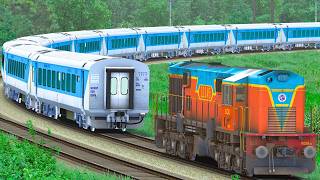 WDM3D SHUNT SHATABDI EXPRESS TRAIN | BUMPY RAILROAD | Train Simulator | Railwork | NTG GAMING screenshot 1