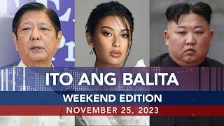 UNTV: Ito Ang Balita Weekend Edition | November 25, 2023