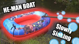 Pop Inflatable - He-Man Boat Pop Floating Fun In A Small Lake