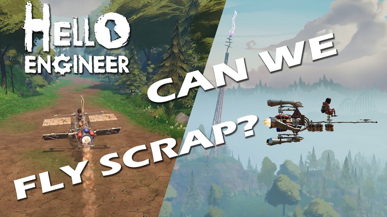 Hello Engineer Flying Machine LETS FLY! - Hello Engineer - Exploring the Empty Forest - YouTube