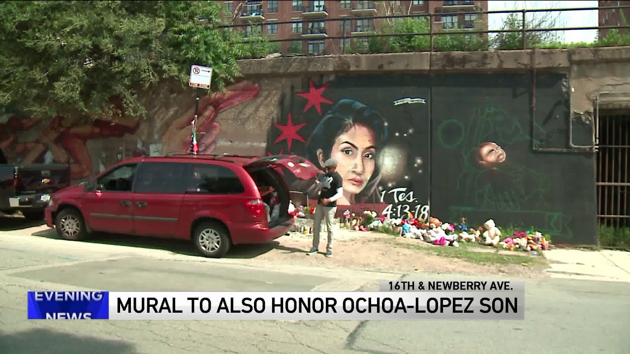 newspaper mockup Artist adds infant to memorial of slain pregnant woman