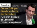 Florian philippot dvoile la charte des patriotes