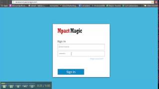 How and Where to Log in to Mpact Magic System screenshot 5
