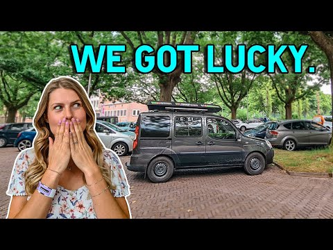 A stranger gave us FREE TICKETS & STEALTH camping Netherlands! (Red Hot Chili Peppers)
