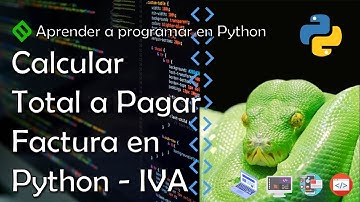 🔴 Ejercicio FACTURA en Python 🐍 Calcular el TOTAL A PAGAR en Python con IVA | CURSO de Python