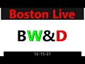 Boston Live Drive: City Drive, 12-15-21