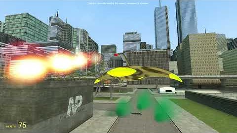 Gmod pac3 Battle recreation: Military vs Flying machine 1953